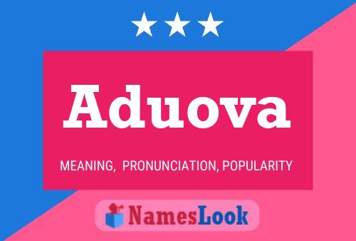 ملصق اسم Aduova