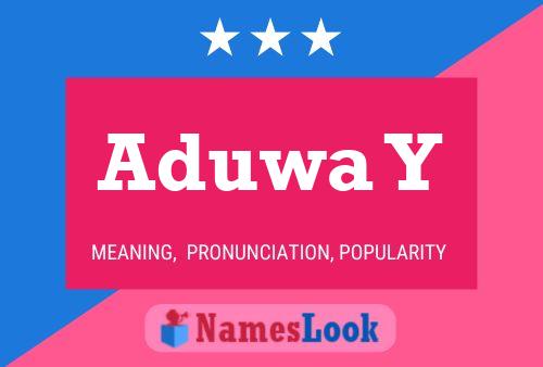 ملصق اسم Aduwa Y