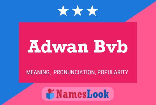 ملصق اسم Adwan Bvb