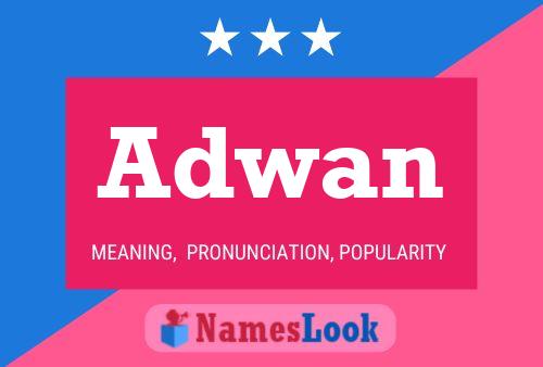 ملصق اسم Adwan