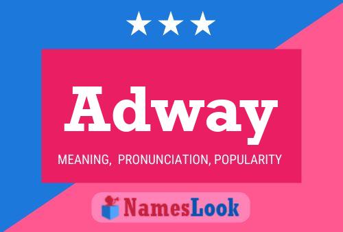 ملصق اسم Adway