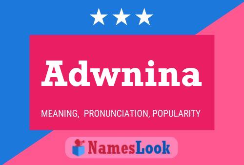 ملصق اسم Adwnina