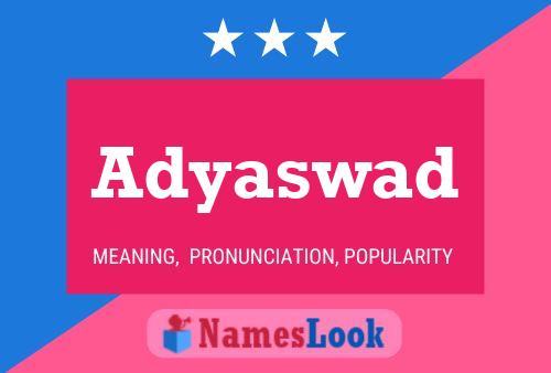 ملصق اسم Adyaswad