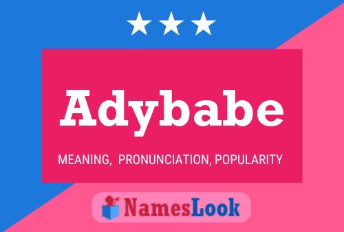 ملصق اسم Adybabe