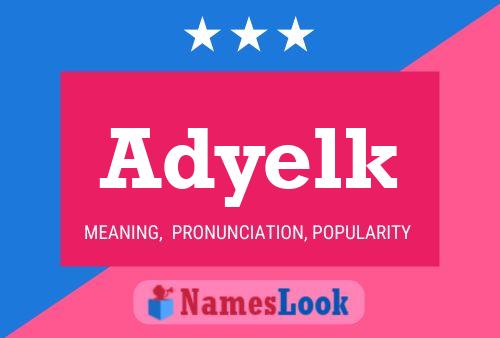 ملصق اسم Adyelk