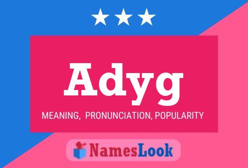 ملصق اسم Adyg