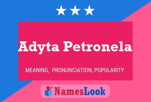 ملصق اسم Adyta Petronela