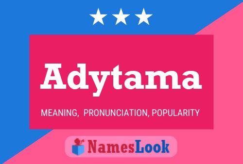 ملصق اسم Adytama