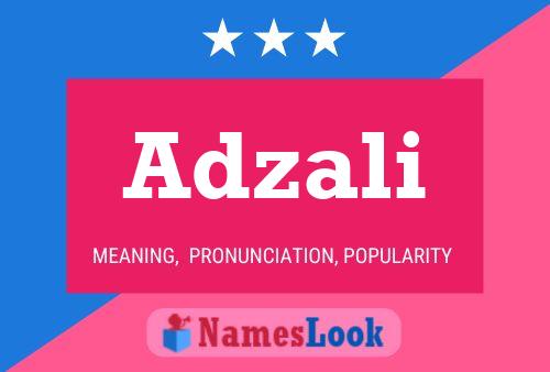 ملصق اسم Adzali