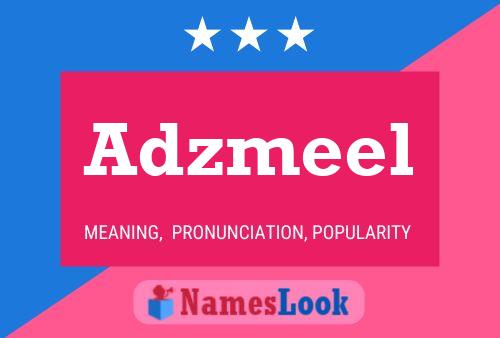 ملصق اسم Adzmeel