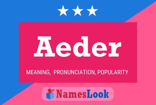 ملصق اسم Aeder