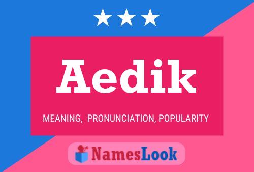 ملصق اسم Aedik