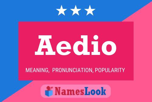 ملصق اسم Aedio