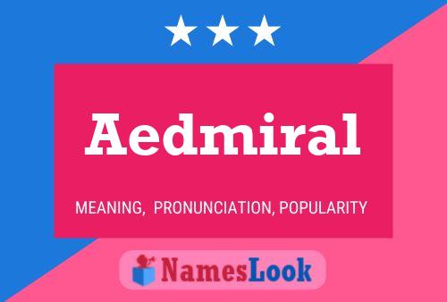 ملصق اسم Aedmiral