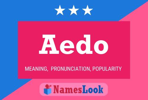 ملصق اسم Aedo