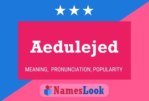 ملصق اسم Aedulejed