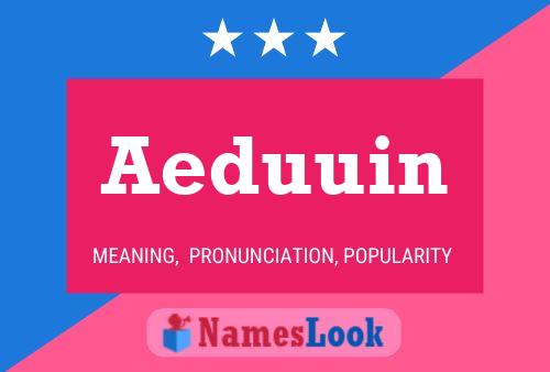 ملصق اسم Aeduuin