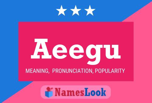 ملصق اسم Aeegu