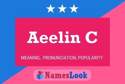 ملصق اسم Aeelin C