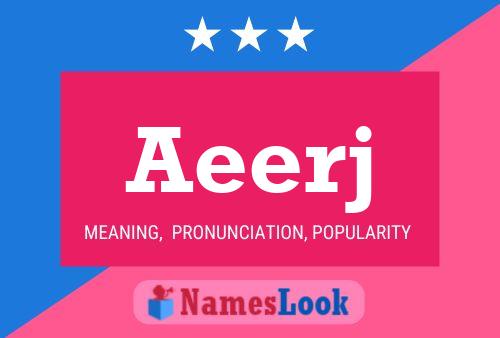 ملصق اسم Aeerj