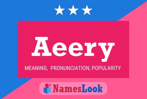 ملصق اسم Aeery