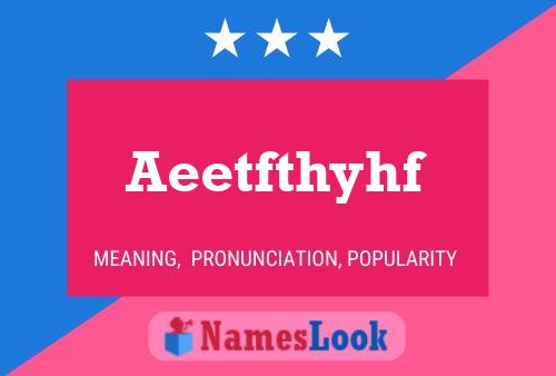 ملصق اسم Aeetfthyhf