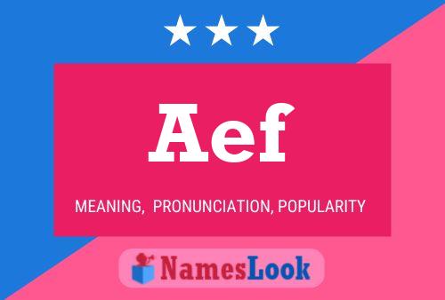 ملصق اسم Aef