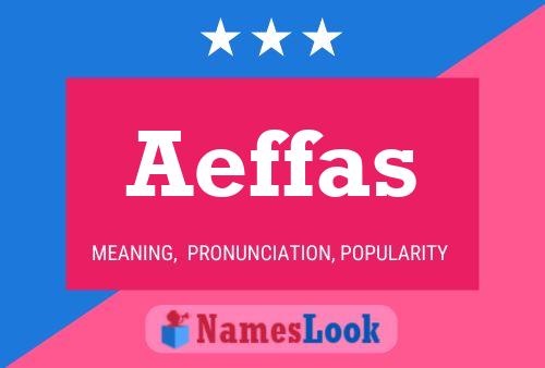 ملصق اسم Aeffas