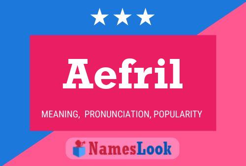 ملصق اسم Aefril