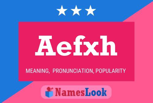 ملصق اسم Aefxh