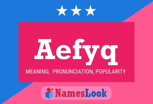 ملصق اسم Aefyq