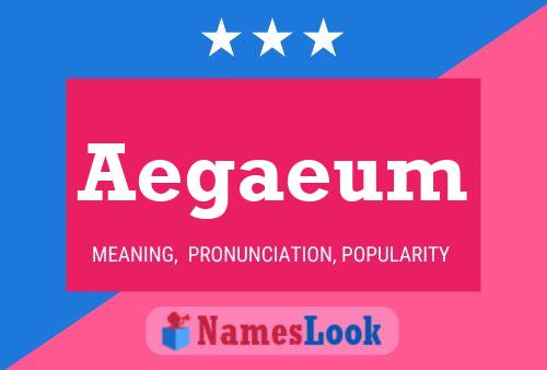 ملصق اسم Aegaeum