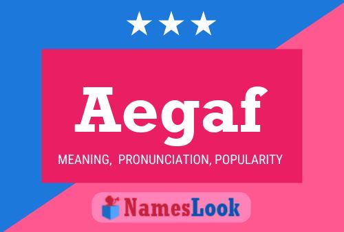 ملصق اسم Aegaf