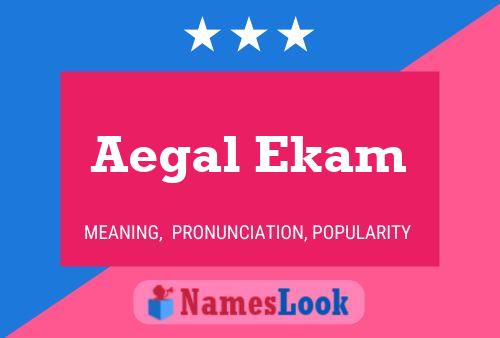 ملصق اسم Aegal Ekam