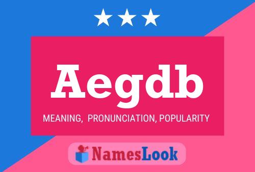 ملصق اسم Aegdb