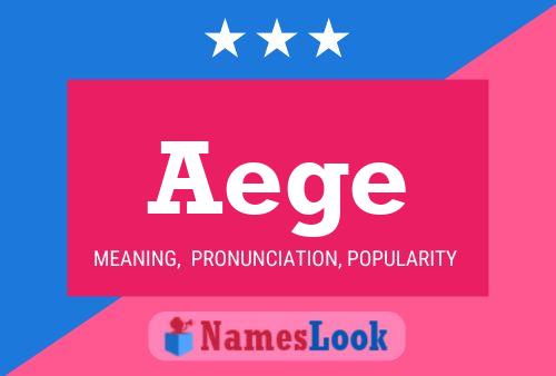 ملصق اسم Aege