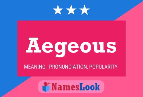 ملصق اسم Aegeous