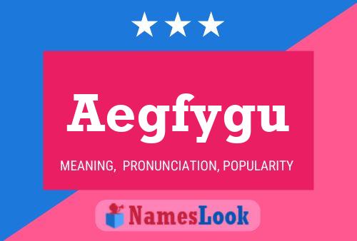 ملصق اسم Aegfygu