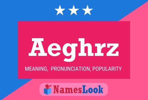 ملصق اسم Aeghrz