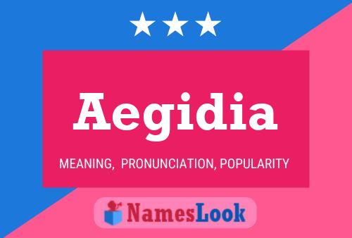 ملصق اسم Aegidia