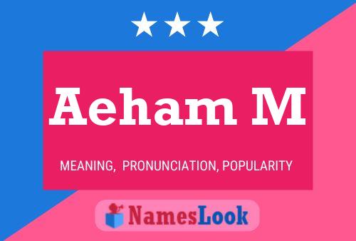 ملصق اسم Aeham M