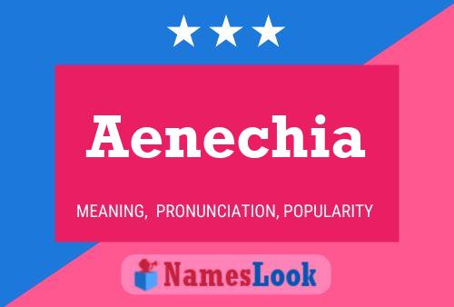 ملصق اسم Aenechia