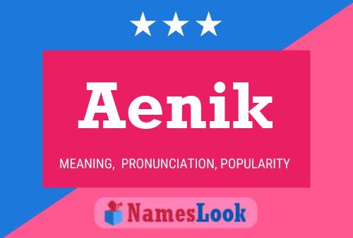 ملصق اسم Aenik