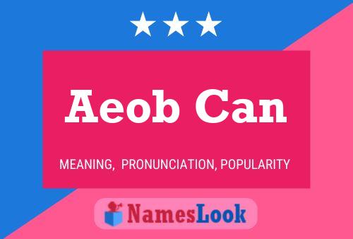 ملصق اسم Aeob Can