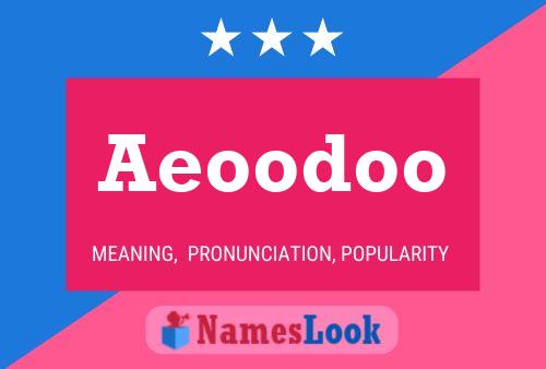 ملصق اسم Aeoodoo