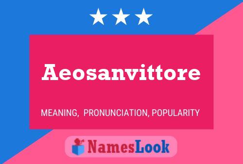 ملصق اسم Aeosanvittore