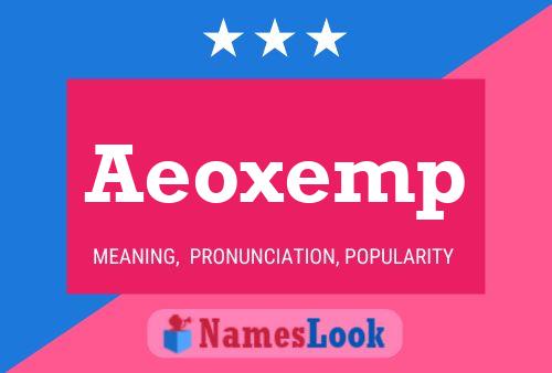 ملصق اسم Aeoxemp