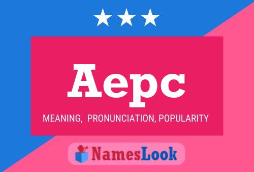 ملصق اسم Aepc