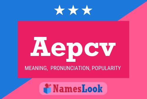 ملصق اسم Aepcv