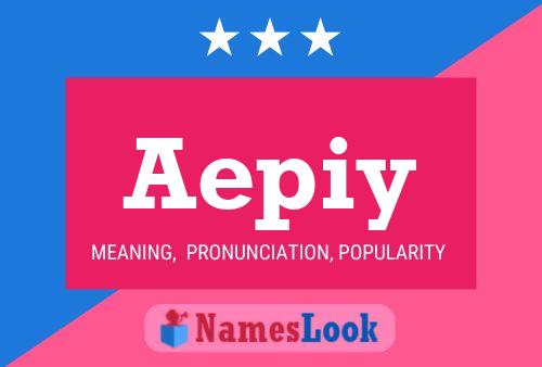 ملصق اسم Aepiy